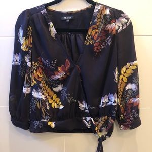Madewell Cross-Over Blouse